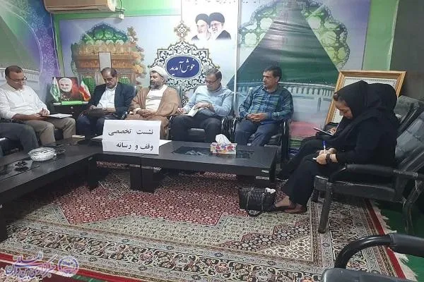 نشست خبری با اصحاب رسانه با رئیس اداره اوقاف و امور خیریه بابلسر و فریدونکنار