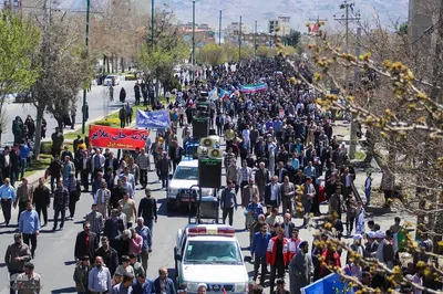 حضور پرشور ملایری‌ها در راهپیمایی روز قدس‎