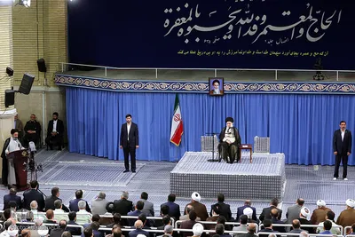 دیدار کارگزاران حج ۹۸ با حضرت آیت‌الله العظمی خامنه‌ای، رهبر معظم انقلاب اسلامی
