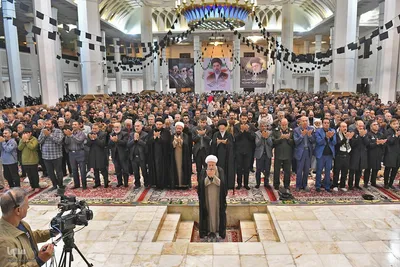 مراسم چهلمین روز شهادت قائد شهید امت در حرم شاهچراغ(ع)