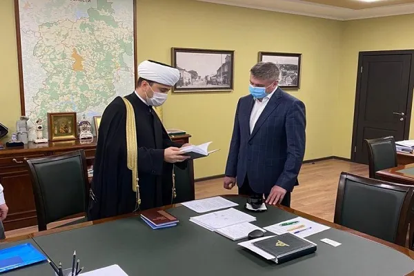 Рушан Аббясов встретился с Главой городского округа Волоколамск Михаилом Сылкой