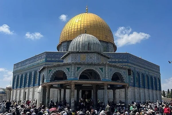 از حضور هزاران فلسطینی در نخستین جمعه رمضان در الاقصی تا تخریب مسجدی در نابلس