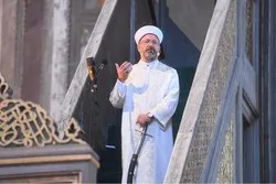 Präsident der Diyanet verurteilt Schmierereien an einer Moschee auf Zypern