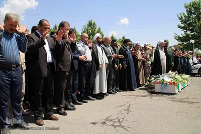 تشییع و تدفین پیکر مطهر استوار دوم شهید "مهدی برزگر" در اهر