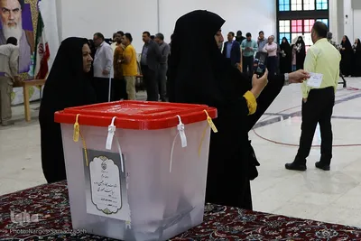 شور انتخابات در گلستان شهدای اصفهان
