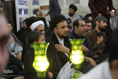 مراسم چهلمین روز شهادت جهادگر انقلابی و خادم قرآنی حجت‌الاسلام سید مهدی تقوی