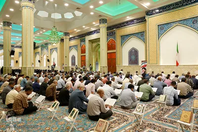 جزخوانی قرآن در مسجد امام حسن عسگری(ع) قزوین