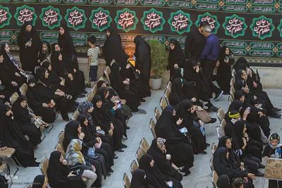 عزاداری سومین روز از شهادت سید و سالار شهیدان و یاران با وفایش در شیراز‎