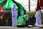 اجرای شبیه‌خوانی در مرز تمرچین پیرانشهر‎