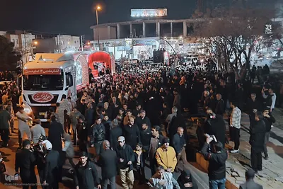 استقبال از کاروان اهالی بهشت در کاشان