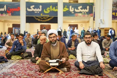 قرائت دعای کمیل به‌مناسبت ایام فاطمیه و چهلم شهدای بیمارستان المعمدانی غزه