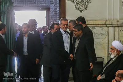 مراسم بزرگداشت شهدای حمله تروریستی تهران