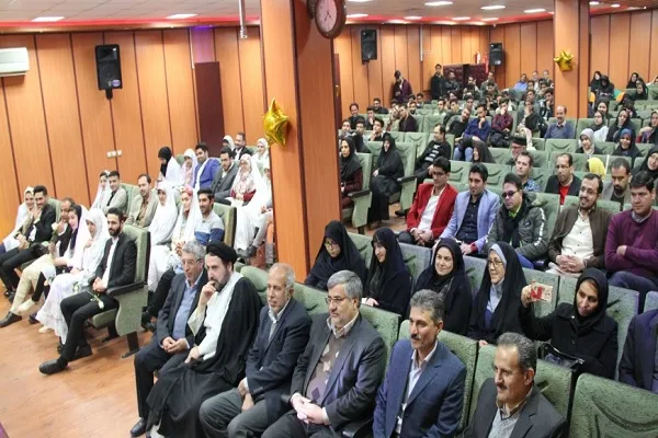 جشن ازدواج ۲۶ زوج دانشجوی دانشگاه تفرش برگزار شد