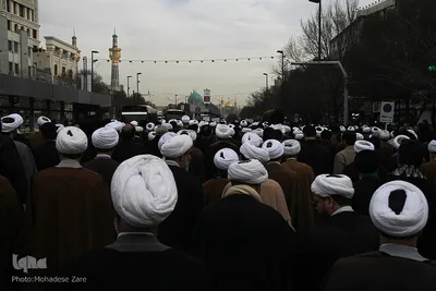 مراسم تشییع پیکر آیت‌الله سید محمد مهدی خلخالی