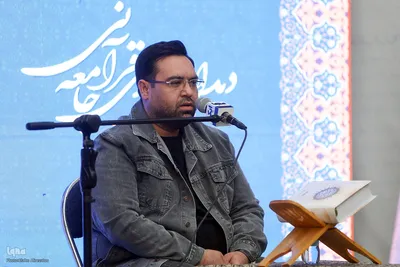 سیدجواد حسینی در دهمین دیدار نوروزی جامعه قرآنی در ایکنا_۲