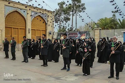 آیین تعویض پرچم آستان مقدس حضرت سید علاءالدین حسین(علیه السلام)‎‎