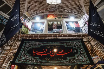 سیاه پوش شدن بازار تبریز