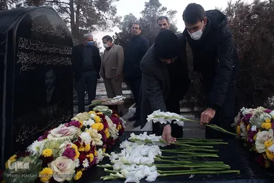 ادای احترام جهادگران به مقام دکتر کاظمی آشتیانی