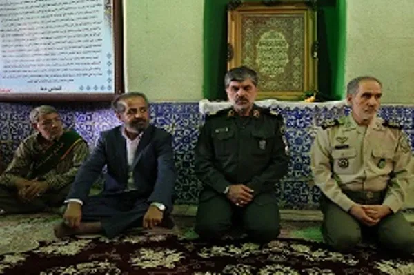 حضور مسئولان بنیاد حفظ آثار و نشر ارزش‌های دفاع مقدس در مراسم غبارروبی امامزاده سیده ملک‌خاتون