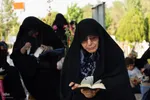 قرائت دعای عرفه در باغ رضوان اصفهان