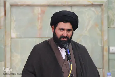 حجت الاسلام والمسلمین نوری‌زاده، رئیس  مرکز رسیدگی به امور مساجد در همایش سفیران حسینی
