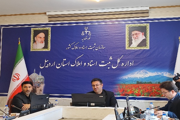 نشست نادر خداداد، مدیرکل ثبت اسناد و املاک اردبیل با اصحاب رسانه