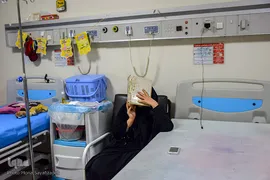 احیای شب ۲۳ ماه رمضان در جمع بیماران بیمارستان چمران اهواز