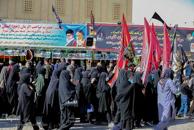 پیاده روی و عزاداری جاماندگان اربعین حسینی - شیراز