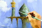 کارگاه نقاشی « قرمز پر رنگ» یادمان شهدای حمله تروریستی حرم شاهچراغ(ع)