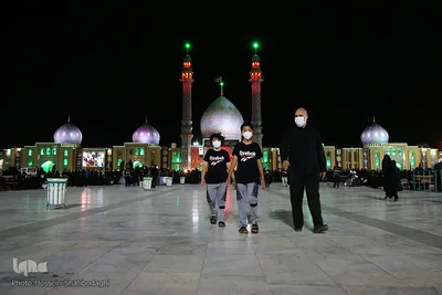 عزاداری شب پنجم محرم در مسجد جمکران
