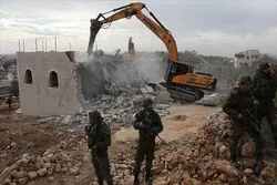Palästinensisches Haus in Scheich Dscharrah in Ost-Jerusalem zwangsgeräumt und abgerissen