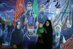 جاماندگان اربعین حسینی در حرم حضرت شاهچراغ‌(ع)