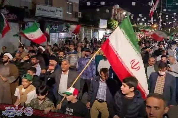 هشتاد و دومین راهپیمایی بزرگ بابلسر در استقبال از رهبری جدید