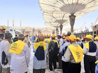 حال و هوای زائران ایرانی در حرم مطهر نبوی را در ایام حج تمتع