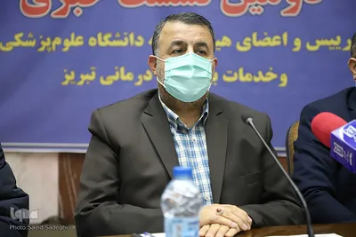 نشست خبری رئیس دانشگاه علوم پزشکی تبریز‎‎