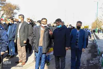 راهپیمایی حمایت از مردم مظلوم یمن در زنجان‎‎