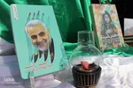 وداع با شهید گمنام در مدرسه دخترانه امام حسین(ع)