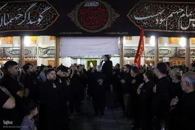 مراسم عزاداری حسینی هیات عاشقان ثارالله (ع) شیراز در شاهچراغ(ع)