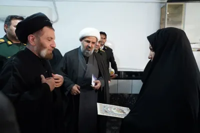 دیدار با خانواده ۳ شهید جنگ رمضان در پلدختر