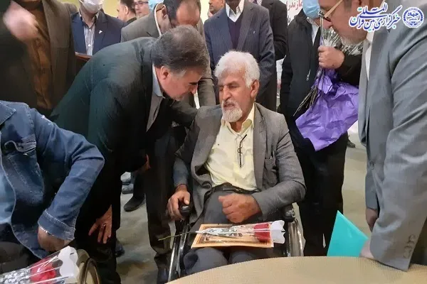 دیدار استاندار مازندران با جمعی از جانبازان ۵۰ تا ۷۰ درصد هشت سال دفاع مقدس مازندران در بابلسر