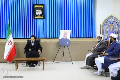 دیدار علمای اهل سنت و تشییع با حجت‌الاسلام عبادی