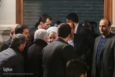 حسن روحانی رییس جمهور در مراسم بزرگداشت ایت الله هاشمی رفسنجانی