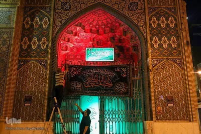 دوباره تکیه‌های غم برپا شد