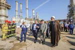 آیین افتتاحیه پروژه تولید «بنزین یورو ۵» در شیراز‎