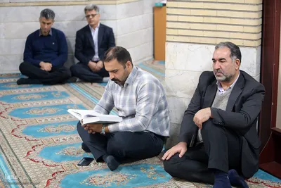 مراسم بزرگداشت شهید دکتر علی حیدری، پزشک جبهه مقاومت و یادبود درگذشت مادر شهید محسن میری