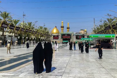 بین الحرمین در انتظار پیکر مطهر رهبر شهید