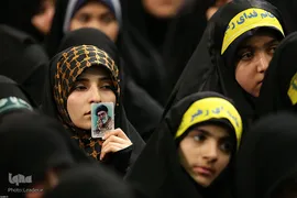 دیدار دانش‌آموزان و دانشجویان با رهبر انقلاب