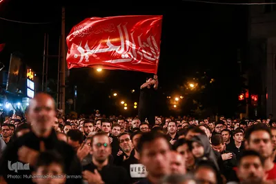 مراسم عزاداری اباعبدالله الحسین (ع) در محله باغ فیض