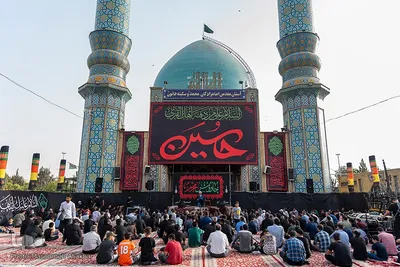 مراسم سیاه‌پوشان امامزاده محمد (ع) کرج