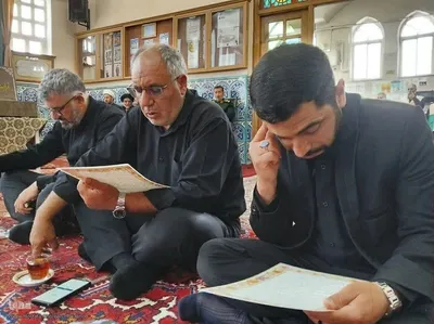 مراسم سوگواره رهبر شهید انقلاب اسلامی در اهر